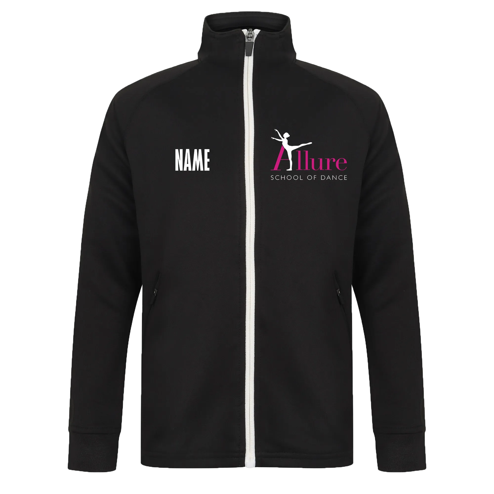 Allure School of Dance Womens Adults Knitted Tracksuit Top