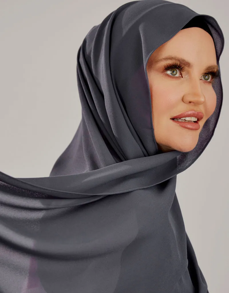 Chiffon Shawl - Shades of Light Blue