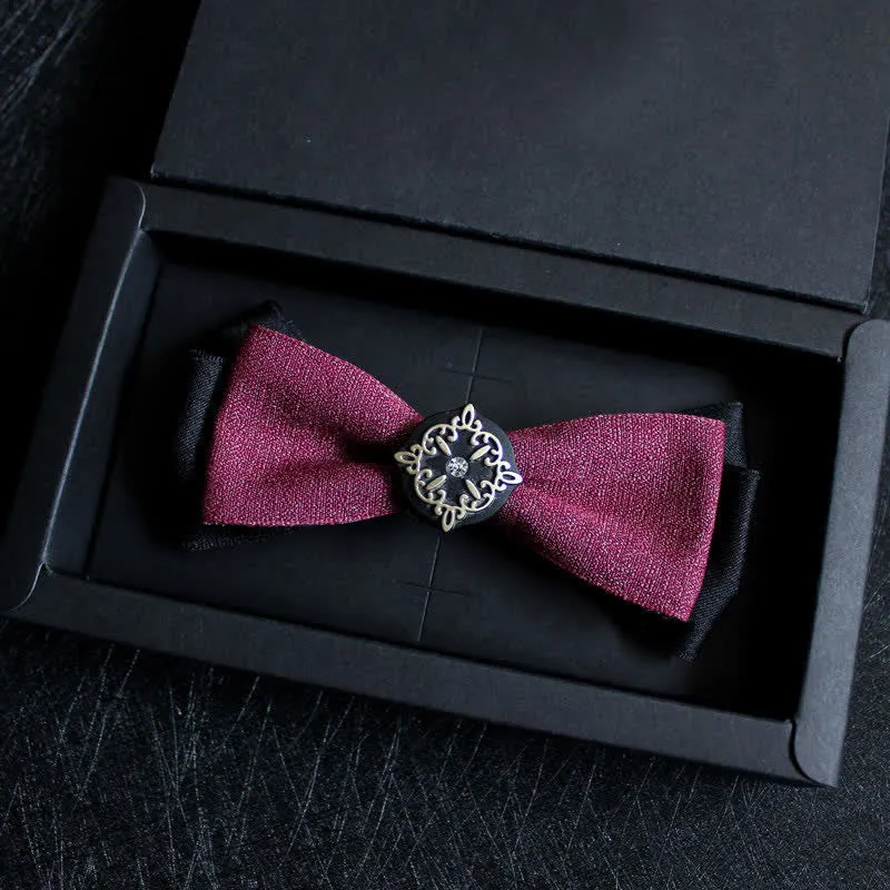 Formal Double Layers Banquet Accessories Bow Tie