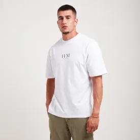House Of Man HoM Logo T Shirt in White