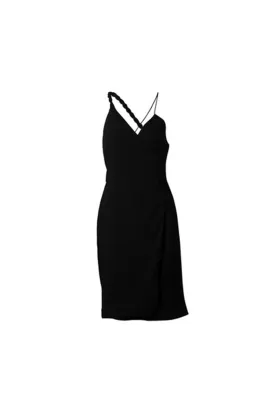 Knotted suspender dress | Black suspender dressV | acation sling dress