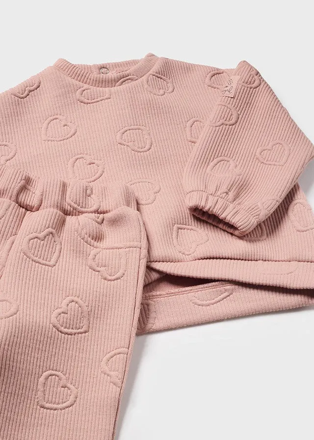 Mayoral 2827 021 - Blush 2 Piece Padded Tracksuit