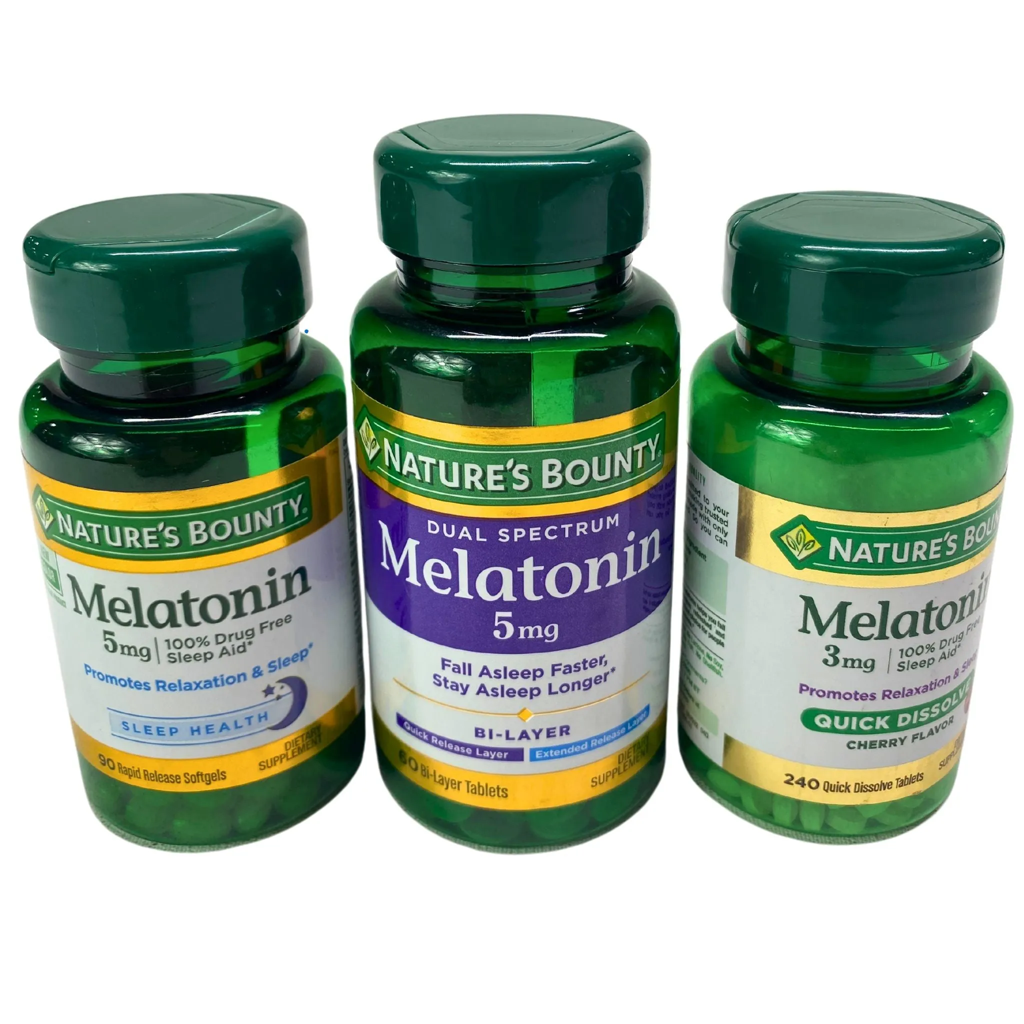 Nature's Bounty Melatonin Sleep Health (50 Pcs Lot)