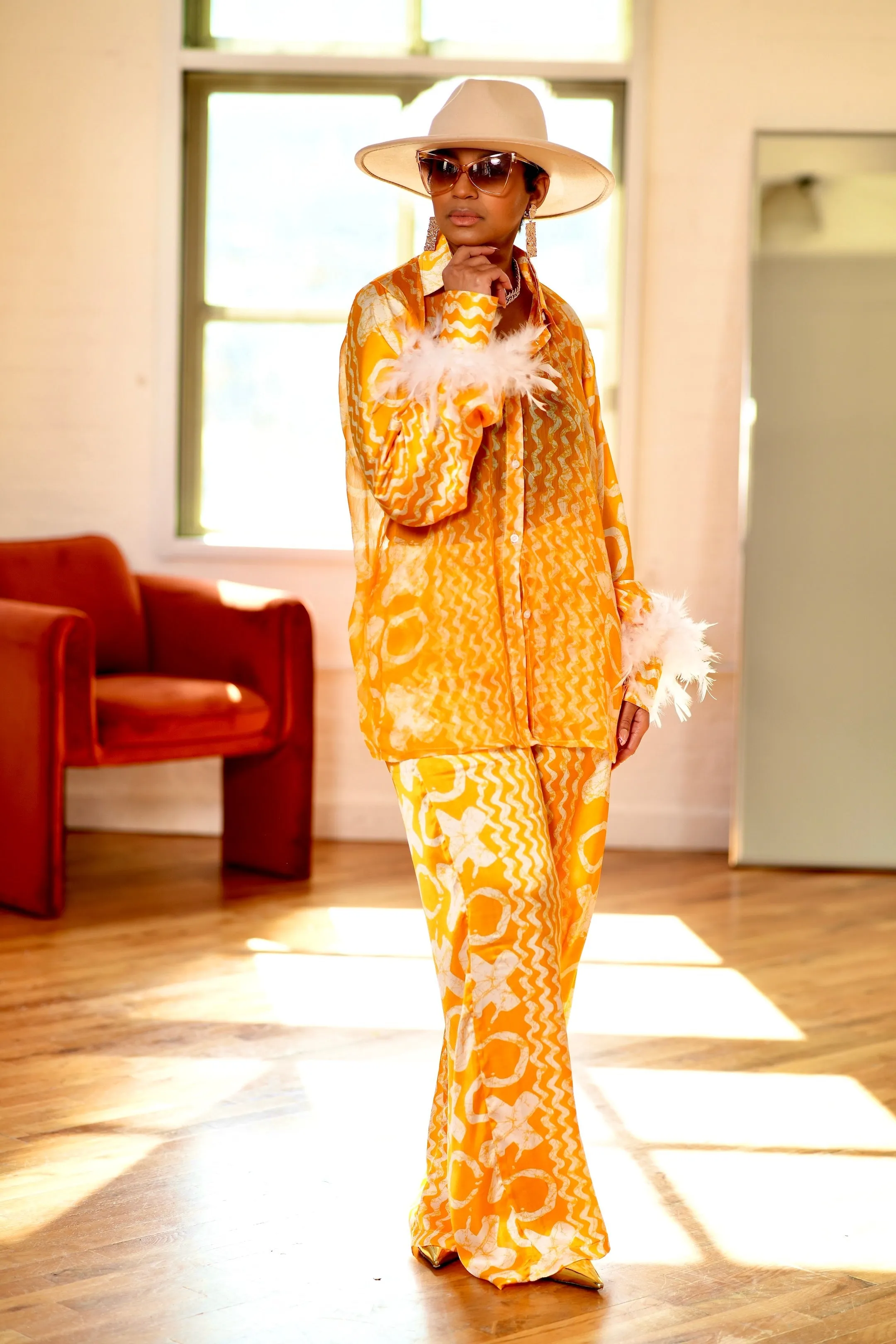 Pre Order:  Akudo Satin   Silk Set