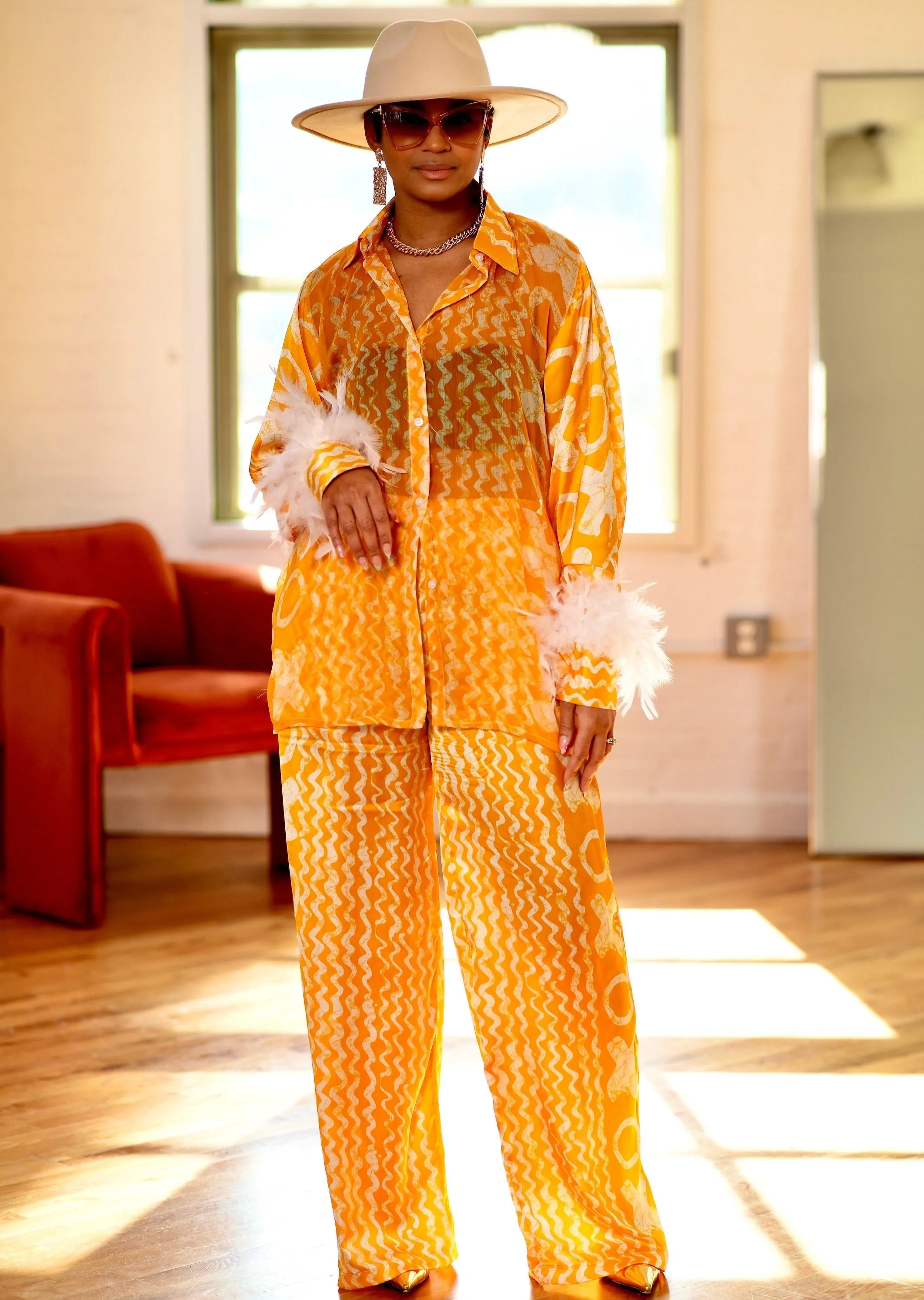 Pre Order:  Akudo Satin   Silk Set