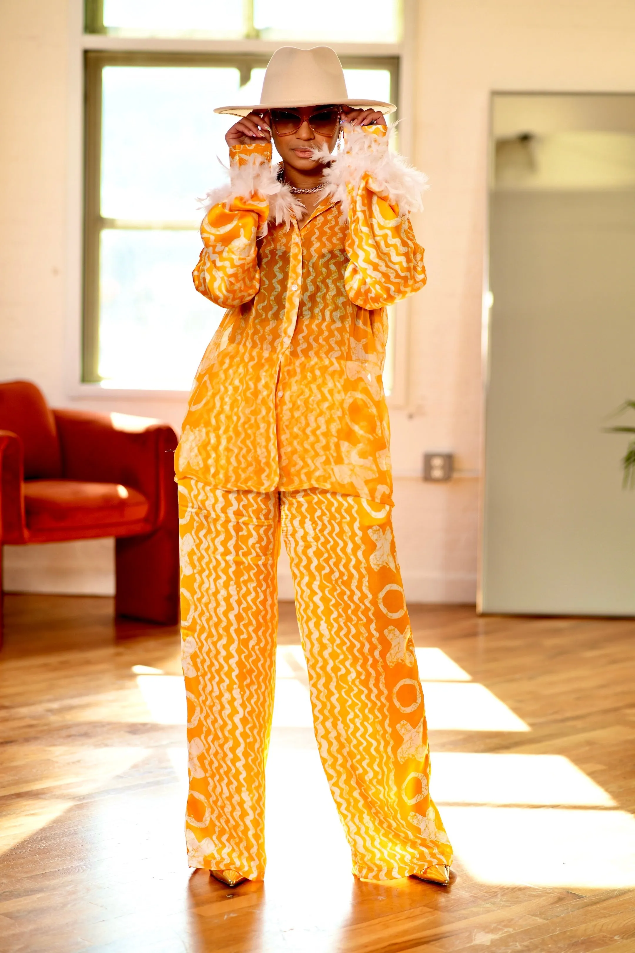 Pre Order:  Akudo Satin   Silk Set