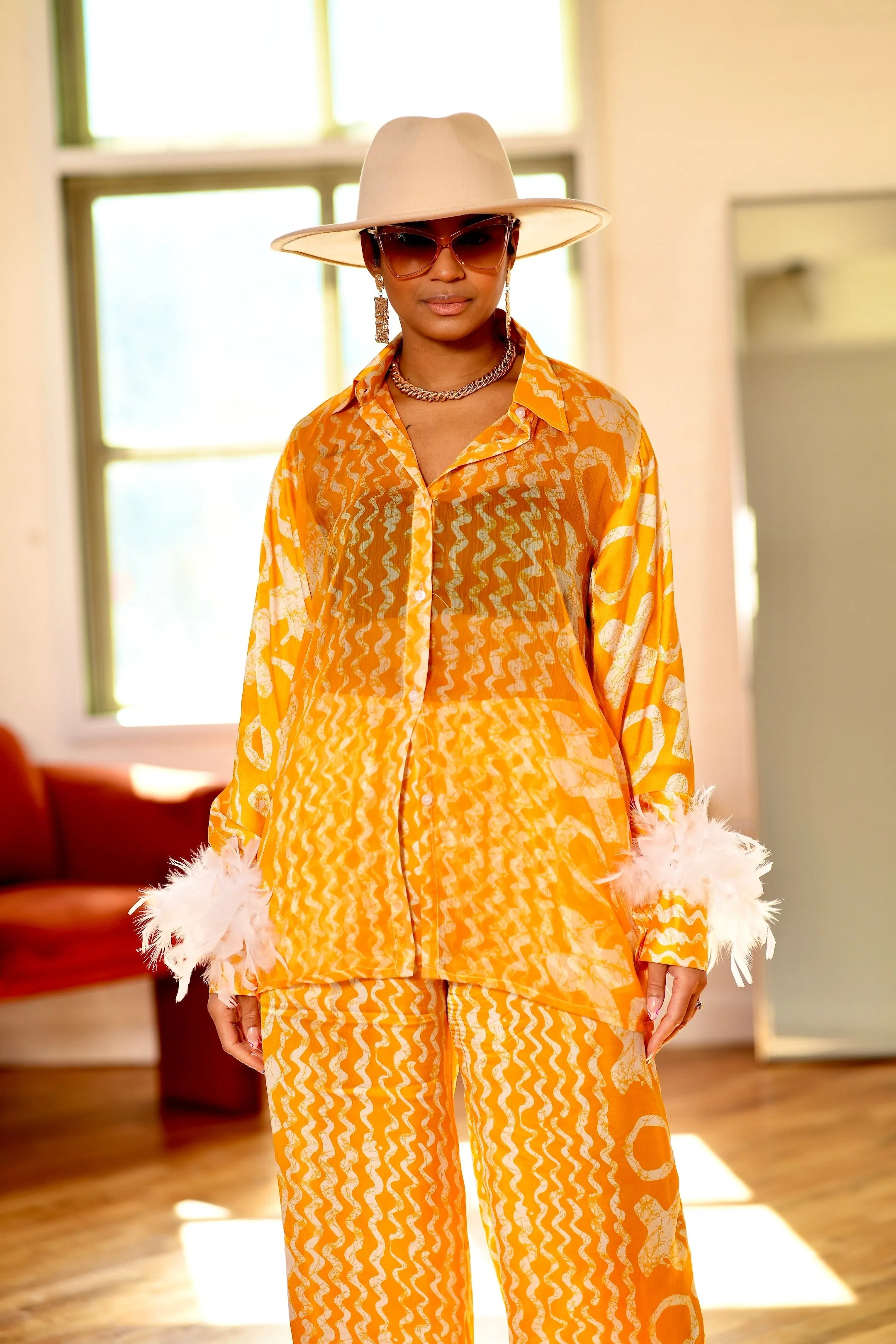 Pre Order:  Akudo Satin   Silk Set