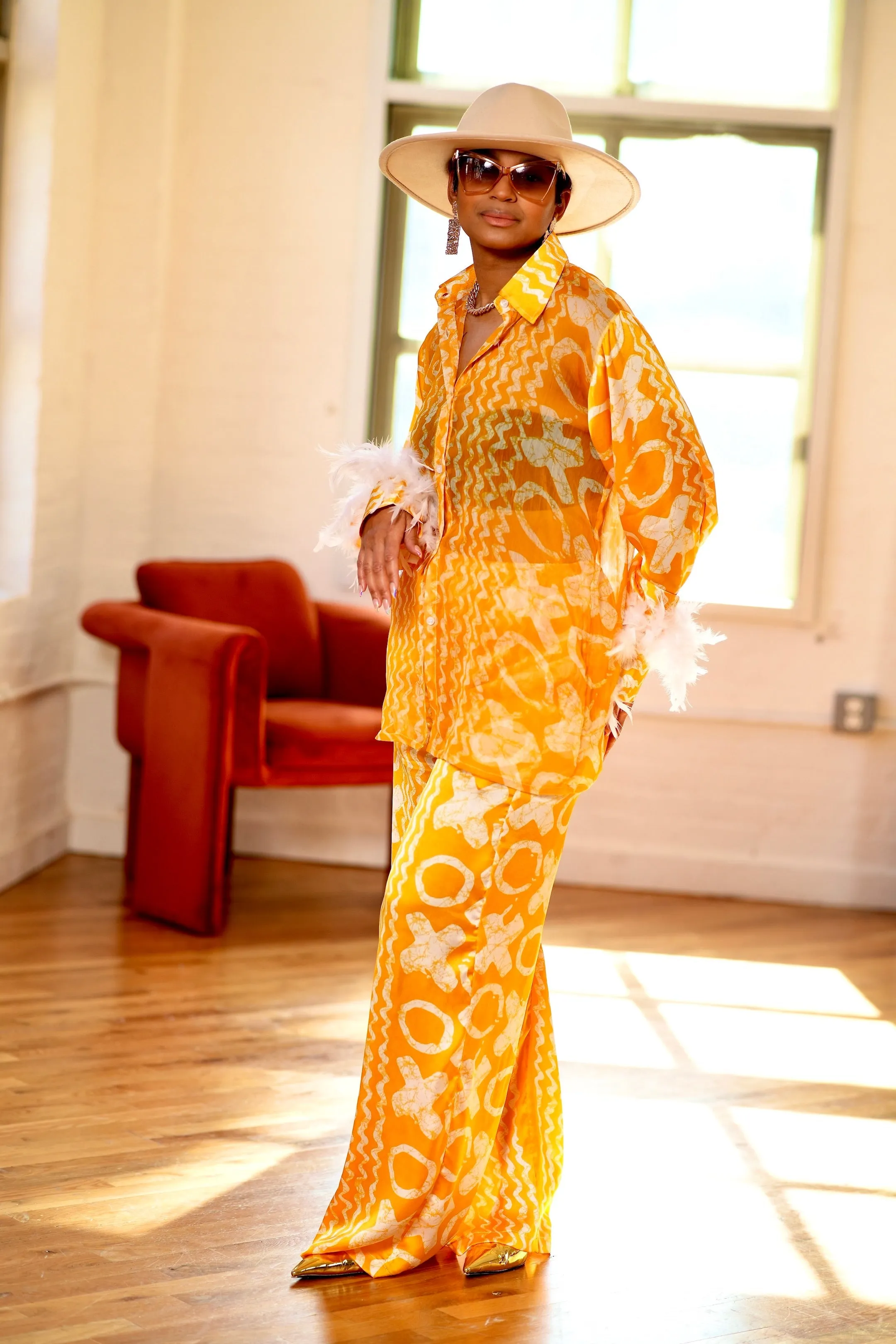 Pre Order:  Akudo Satin   Silk Set