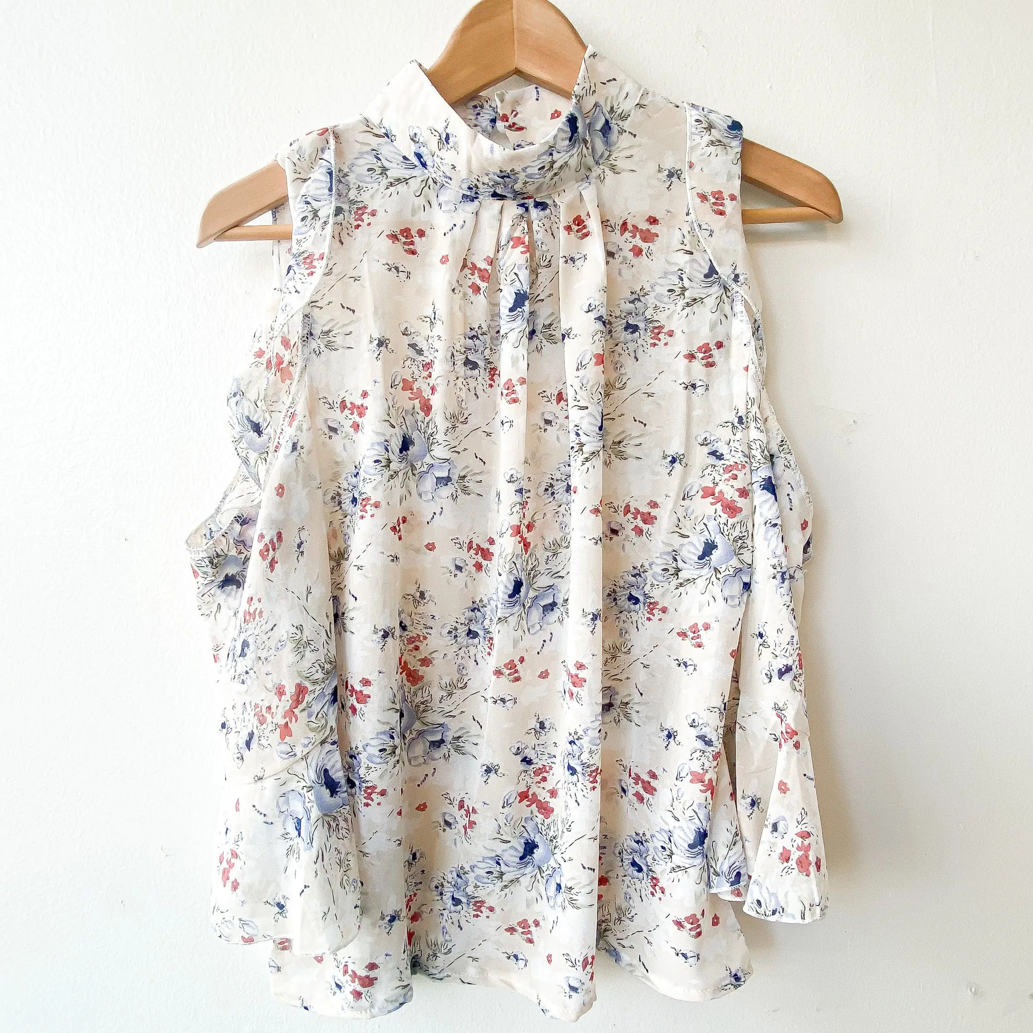 SEIKO SHOJI| Floral Off-the-shoulder Blouse