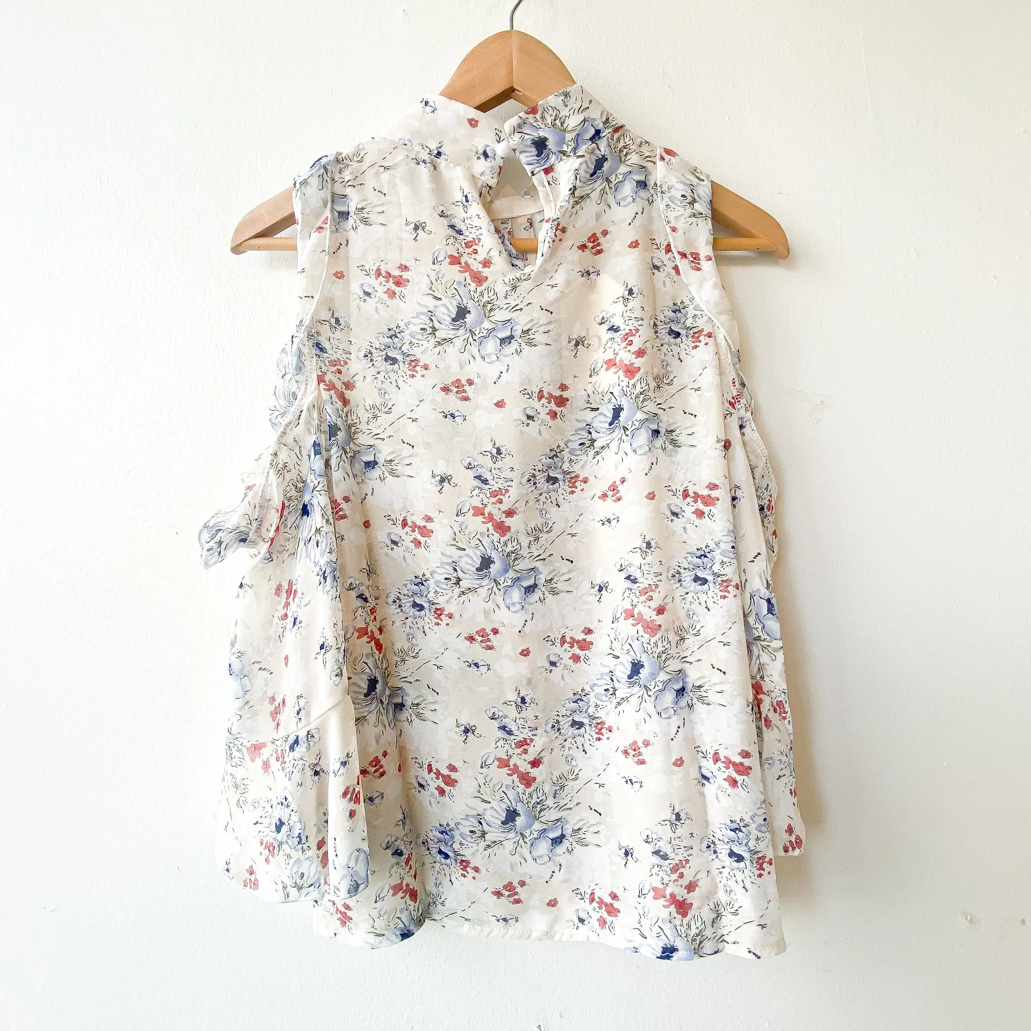 SEIKO SHOJI| Floral Off-the-shoulder Blouse