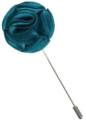 Turquoise Lapel Flower