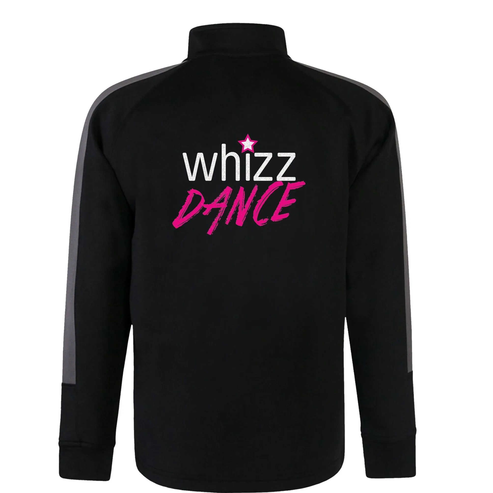 Whizz Dance Adults Pink Logo Knitted Tracksuit Top