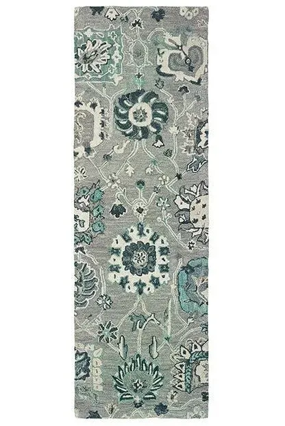 Zahra 75508 Grey/Blue Rug